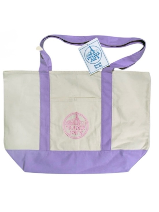 Trader Joe’s Handbags - TRADER JOE’S Lavender Tote Bag. Full Size. Brand New